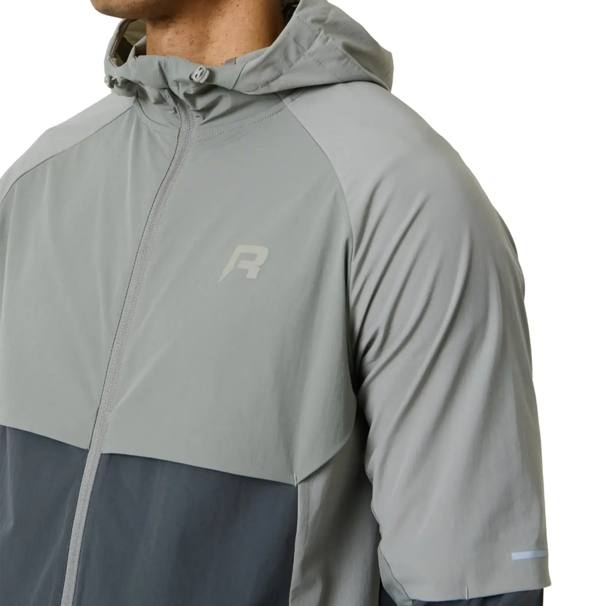Detailed View of Reprimo Vortex Slate Faded Dune Windbreaker REP261-058